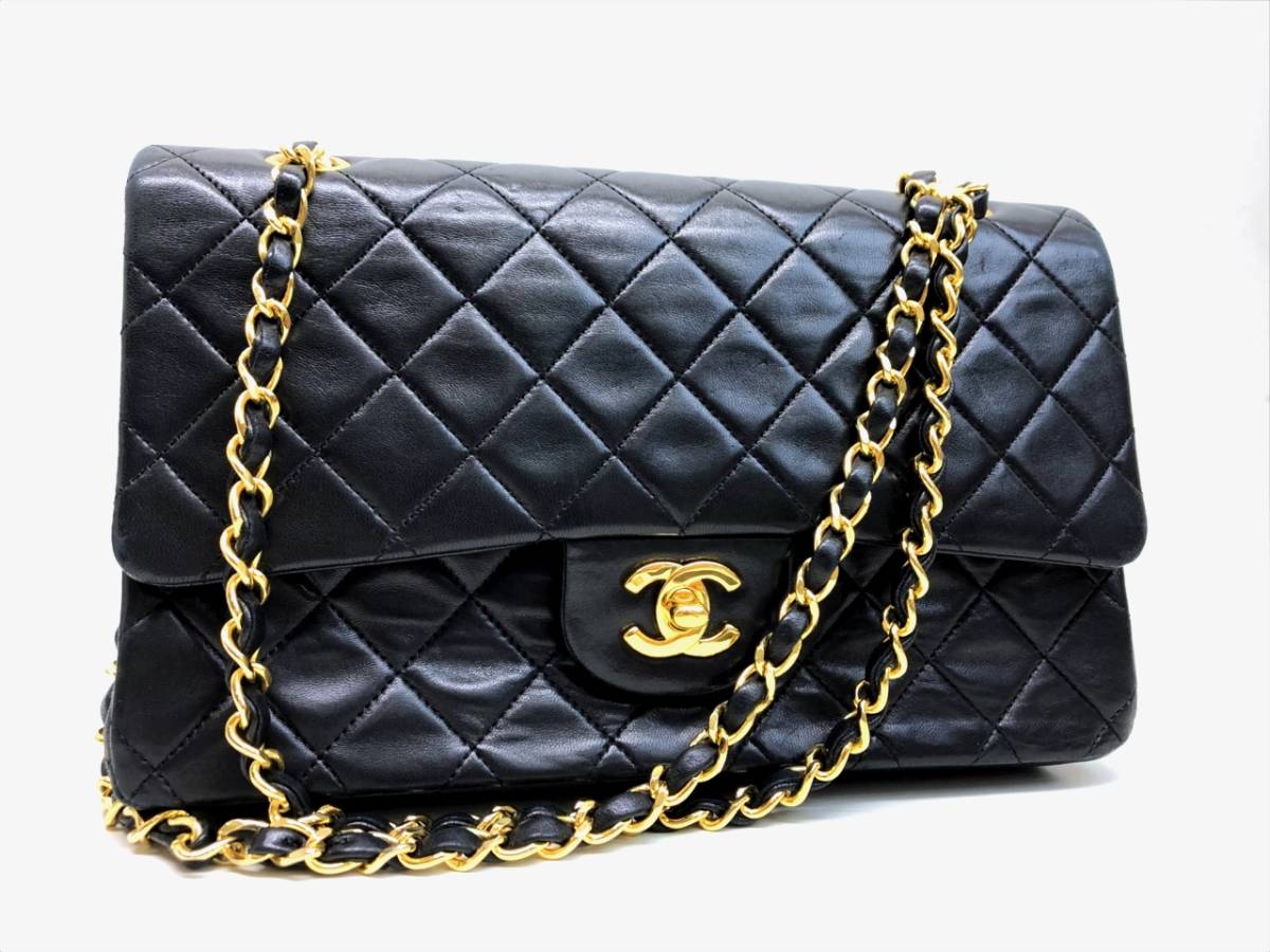 CHANEL シャネル マトラッセ ダブルフラップ ダブルチェーン 
