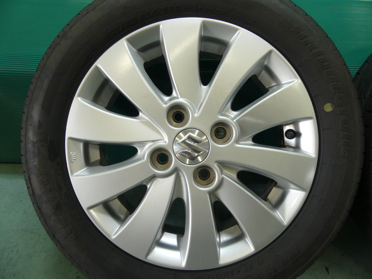 14インチ アルミホイール 953] スズキ純正 14×4.5J +45 送料無料 