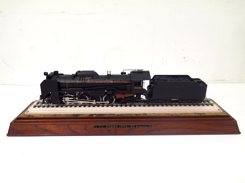 HOT，定番人気】 三井金属工芸謹製 D51 蒸気機関車 鉄道模型 1/42 金属