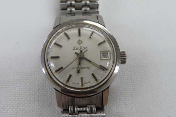 4510ht0725 Zodiac ゾディアック オートマチック レディース 16128ゾディアック｜売買されたオークション情報 