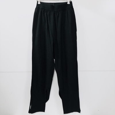 SYU.HOMME/FEMM　シュウ　オム　フェム　19AW　Front Slit Pants パンツ　ブラック　2