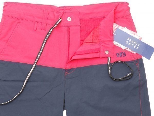 定番人気，爆買い 1円 PEARLYGATESパーリーゲイツ サプレックスドビーハーフパンツ 5 053-6132517 レッドネイビー赤紺 本物保証 店頭 サイズ5のみ(80cm～)｜売買されたオークション情報、yahooの商品情報をアーカイブ パンツ、スラックス