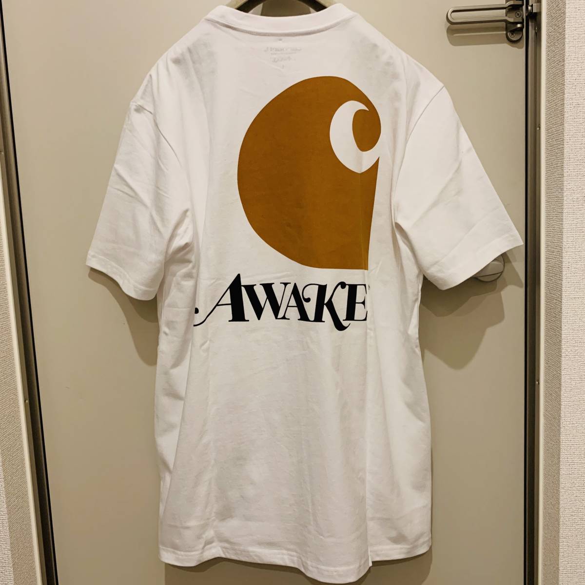 Carhartt WIP x Awake NY カーハート アウェイク Tシャツ WH/L AWAKE