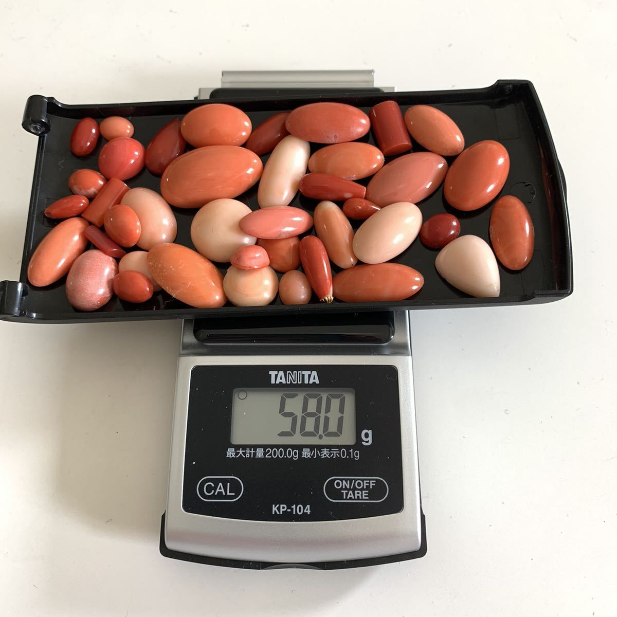 天然珊瑚ルース 天然珊瑚 ルース サンゴ 重さ約50g コーラル 彫刻 宝石 ジュエリー