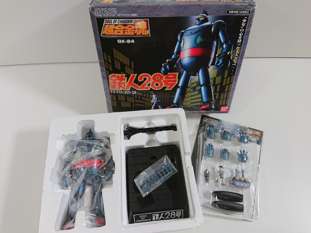 BANDAI バンダイ 超合金魂 GX-24 鉄人28号 フィギュア 光