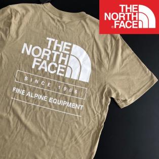 2026，100%新品 送料210円 The North Face Tシャツ メンズS TNF ベージュ 背面特大ハーフドーム メッセージロゴ USA正規品モデル 半袖(半袖Tシャツ)｜売買されたオークション情報、yahooの商品情報をアーカイブ公開 男性用