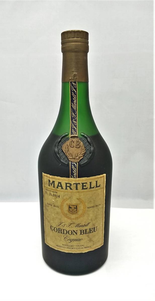 洋酒 MARTELL CORDON BLEU 旧 グリーンボトル 700ml 40% 未開栓