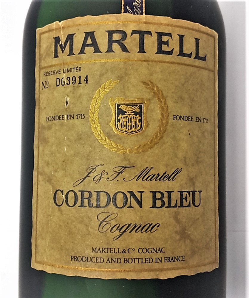洋酒 MARTELL CORDON BLEU 旧 グリーンボトル 700ml 40% 未開栓