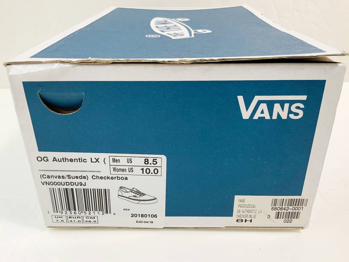 VANS VAULT バンズ ボルト OG Authentic LX 26.5 オーセンティック 