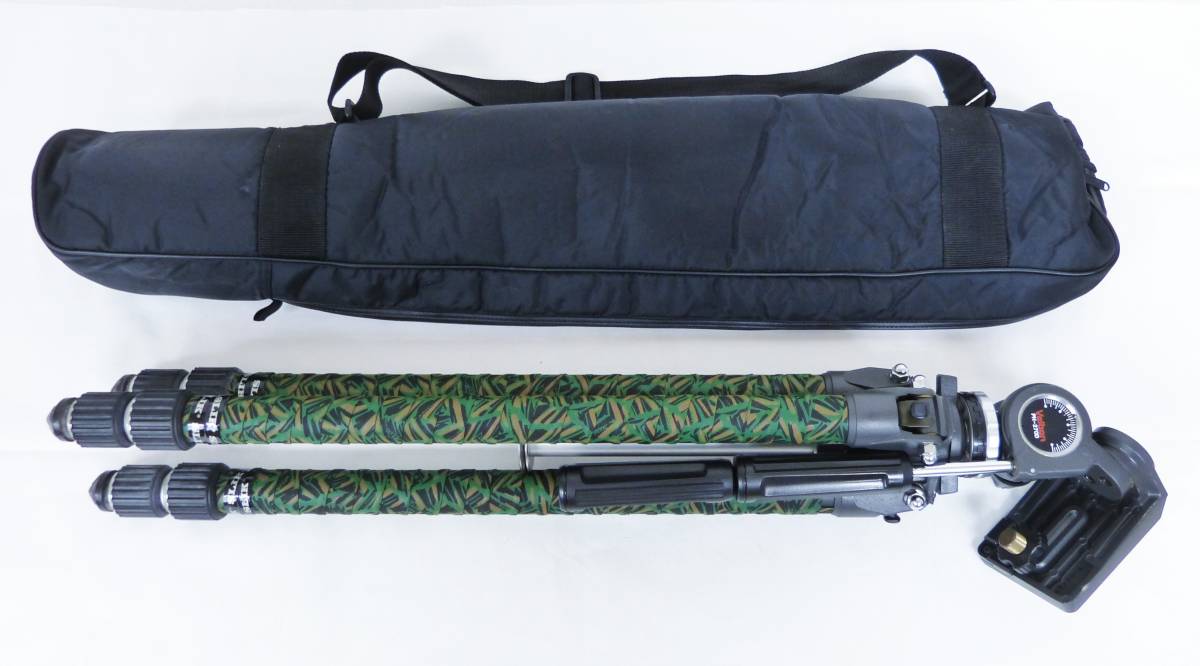 良品】Velbon ベルボン 雲台 PH-270D □ 脚 Mark-7D 迷彩 三脚