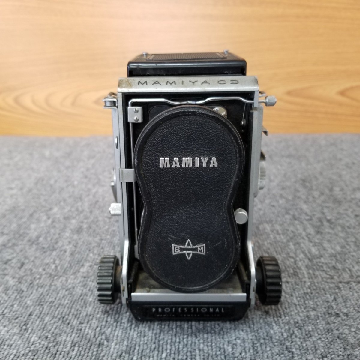 083S35□Mamiya C3 Professional 2眼レフカメラ□ マミヤ 二眼レフ