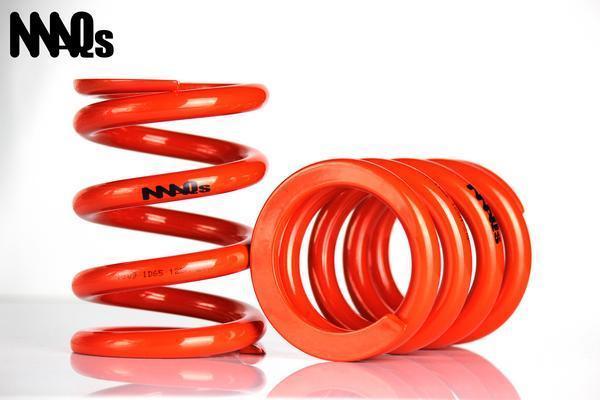 ☆送料無料☆ MAQS 直巻スプリング ID65 H125mm 22K 2本セット 直巻き