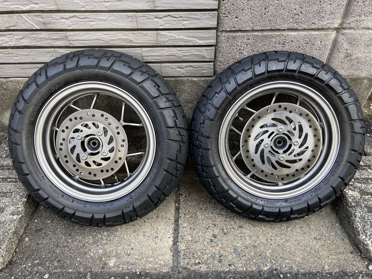 中古美品】ホンダ純正 モンキー125 (JB02) タイヤ・ホイール前後セット
