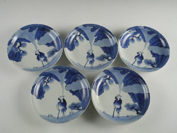 古伊万里 | 染付 iichi 染錦 明治時代 □匠□古伊万里 江戸