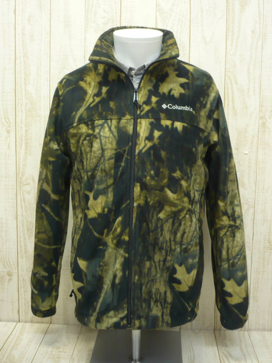 即決☆コロンビア 防寒 フリースジャケット 迷彩/M (日本サイズ L～XL