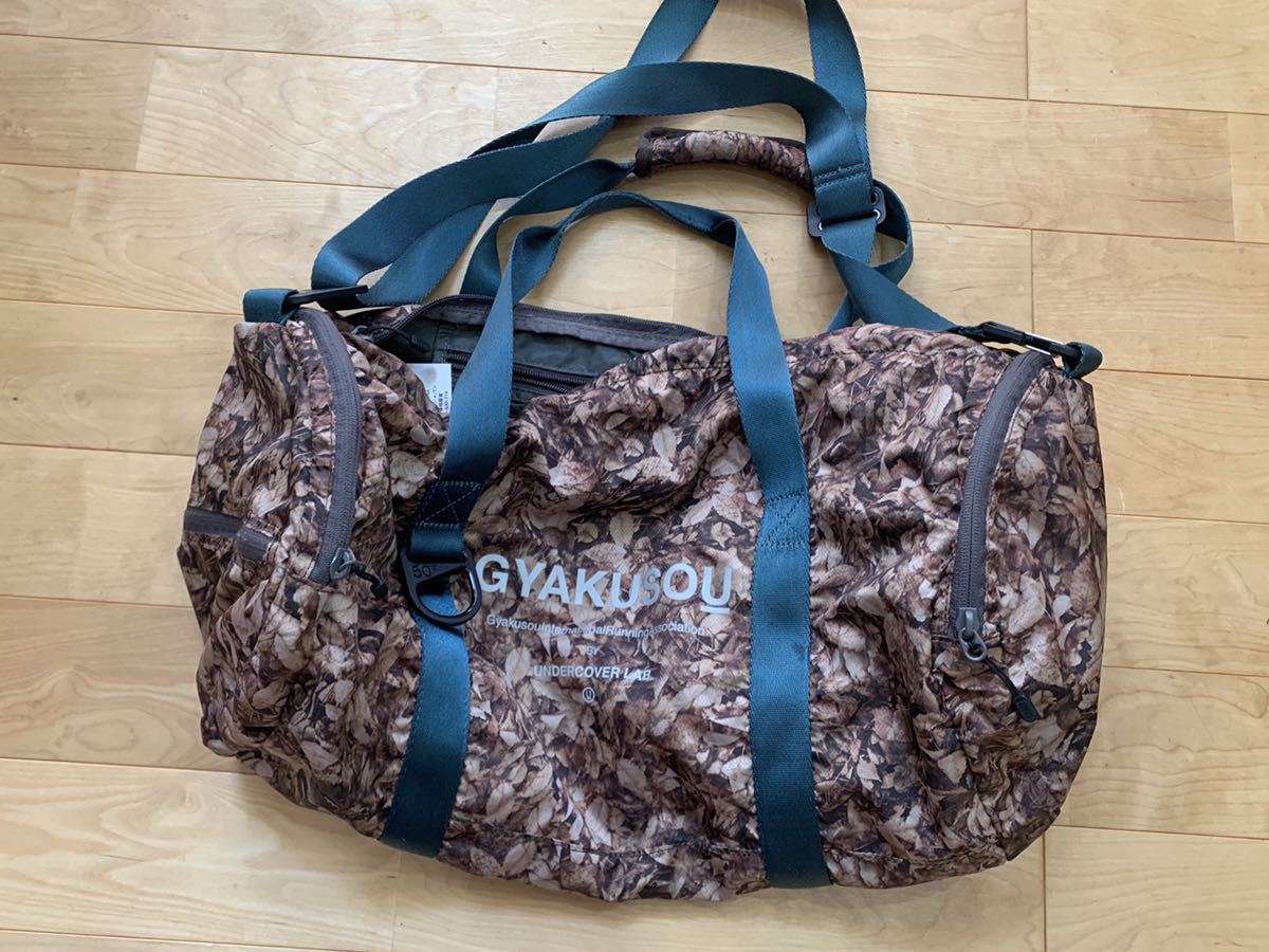 GYAKUSOUボストンバッグ 枯葉 かばん GYAKUSOU NIKE UNDERCOVER ドラム