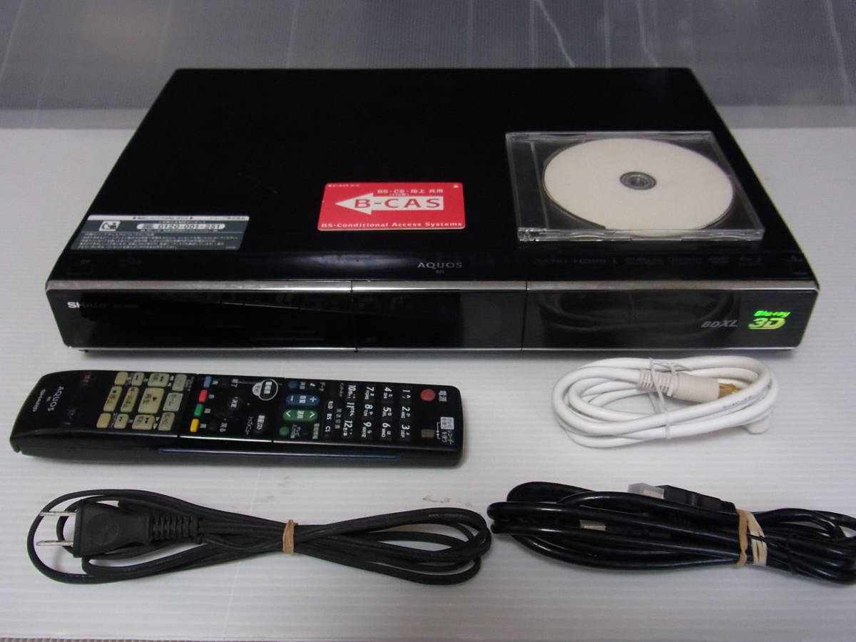ブルーレイレコーダー BD-HDW65 SHARP AQUOS シャープ 動作◯ BD-HDW65