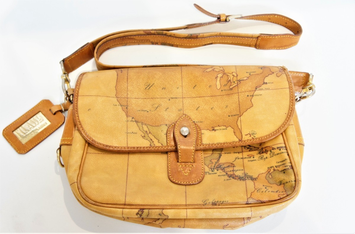 品 プリマクラッセ PRIMA CLASSE ショルダーバッグ 地図柄 alviero 