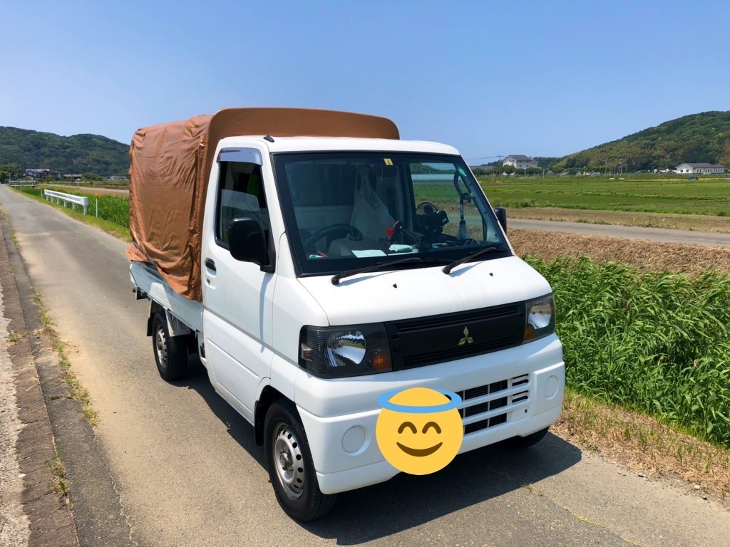 ミニキャブトラック　幌付軽トラ　オートマ車　エンジン不動の為、福岡市の車屋まで引き取りに来れる方限定