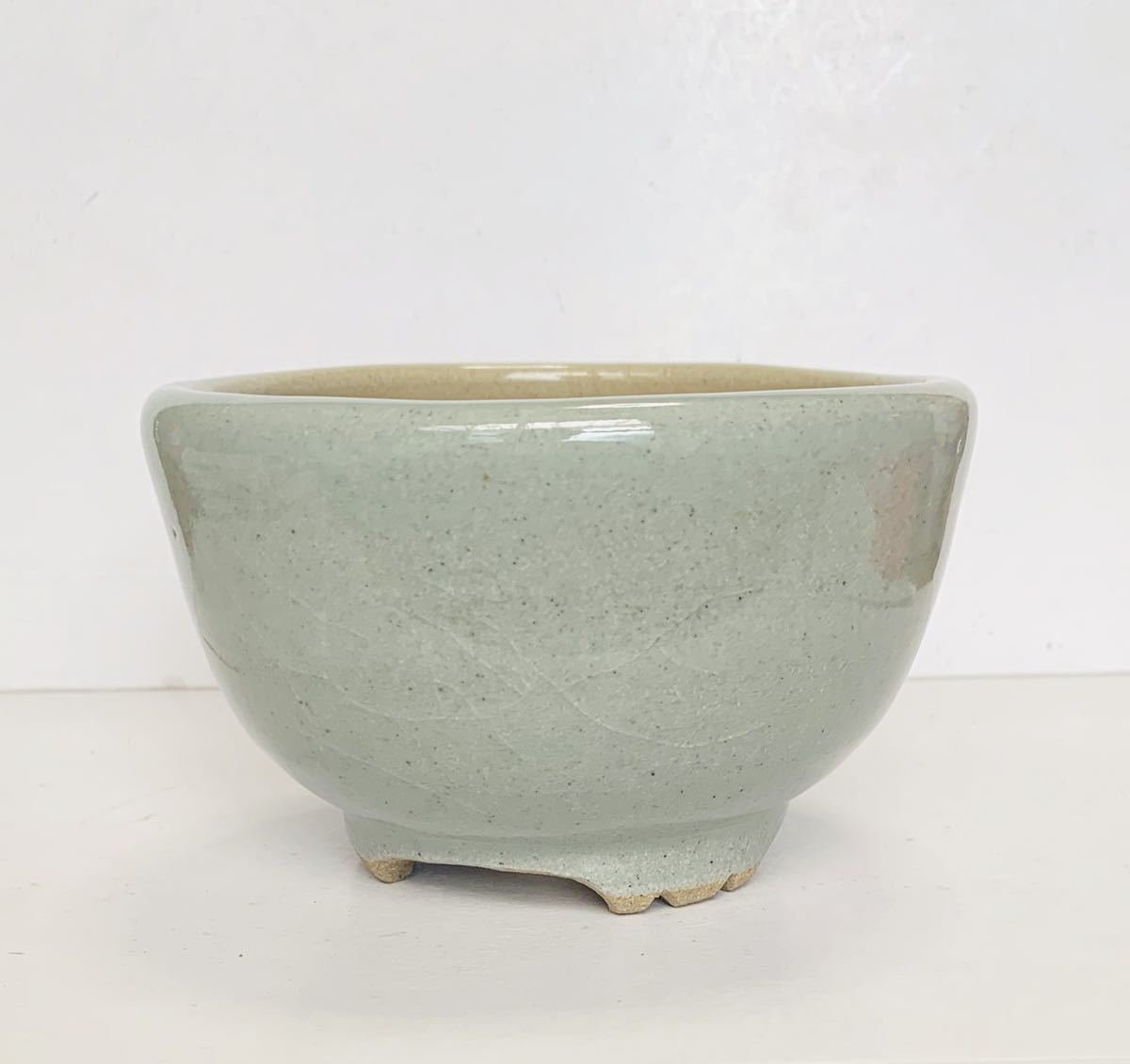 祥石 丸 盆栽鉢 人気鉢 絵鉢 工芸品 ホビー・楽器・アート 【公式通販】