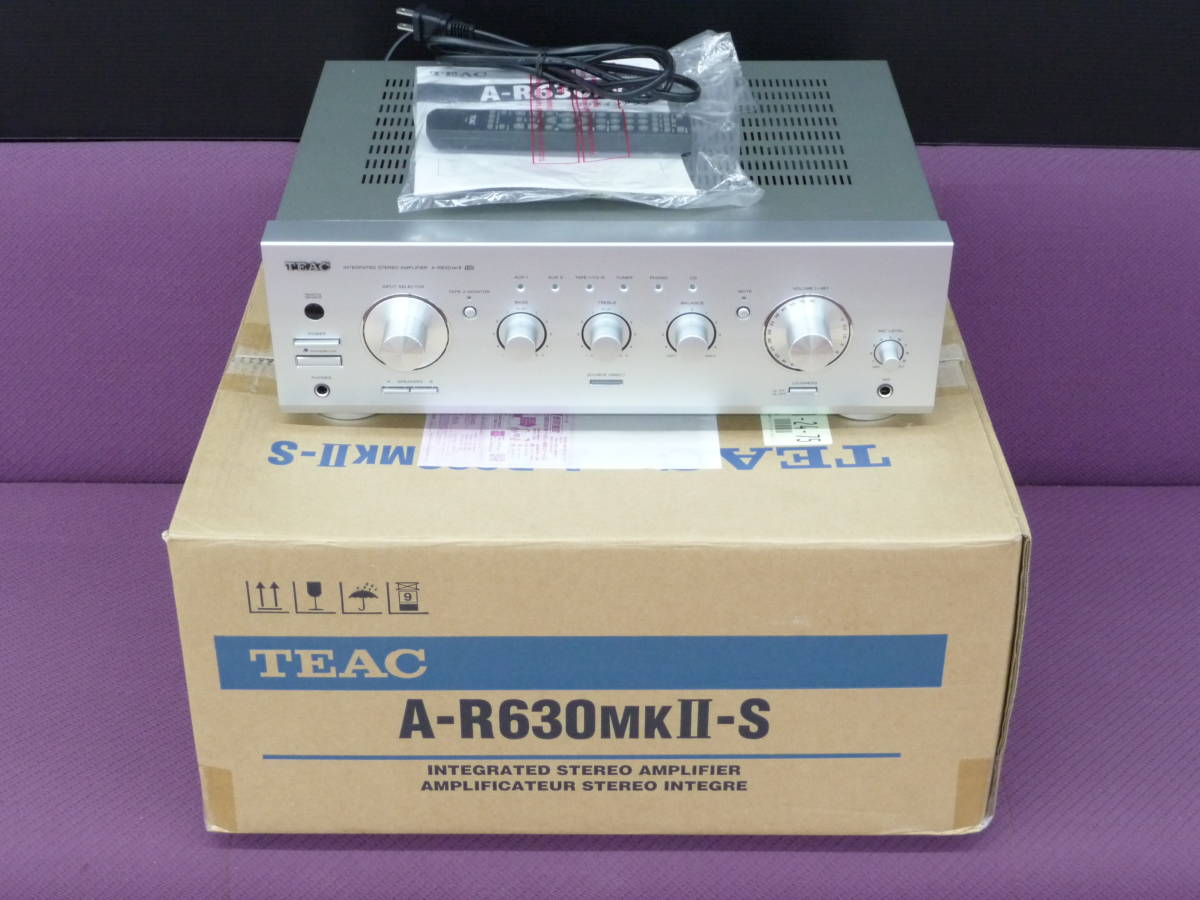 piyo】TEAC プリメインアンプ A-R630 シルバー 楽天市場】TEAC