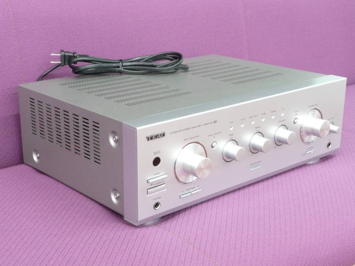 TEAC - : A-R630MKII ステレオプリメインアンプ シルバー A-R630MKII-S
