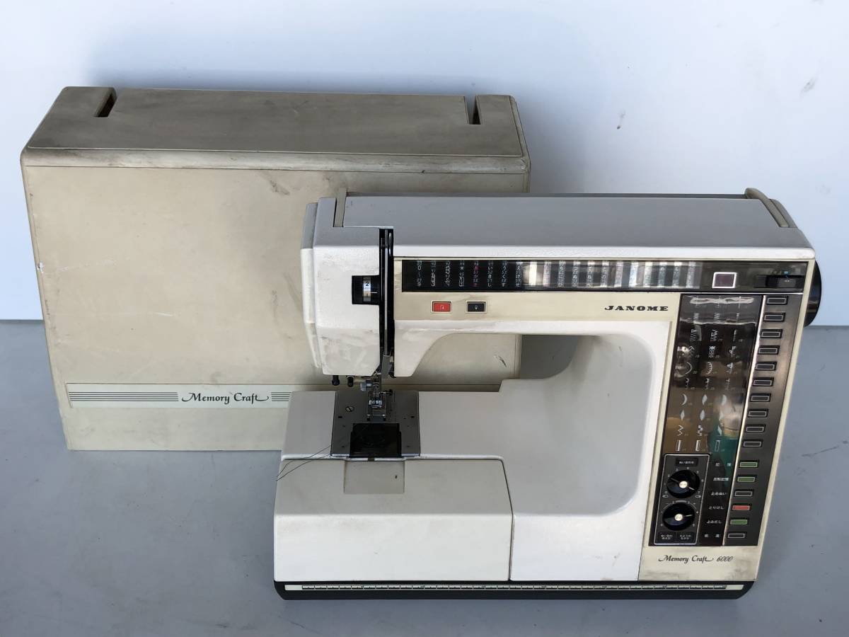 ①-1◇JANOME ジャノメ◇コンピューターミシン メモリークラフト6000