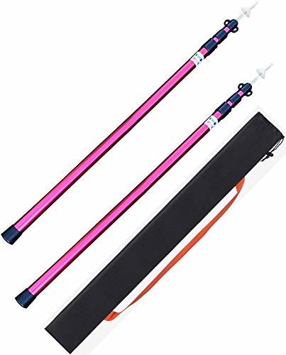  色レッド 0.9m-2.3m ポール アルミテントポール タープ用ポール 2本セット 組立不要 ワンタッチ 伸(ポール)｜売買されたオークション情報、yahooの商品情報をアーカイブ公開 - オークファン ポール