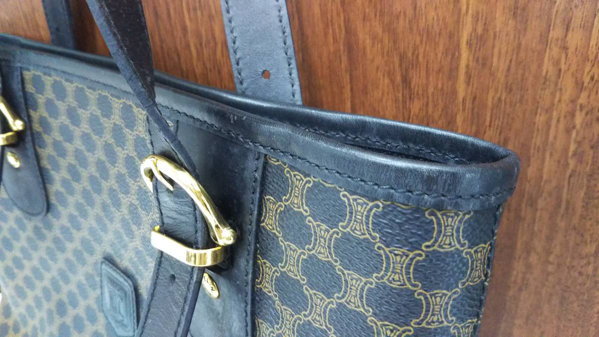 CELINE セリーヌ MC98/1 トートバッグ ハンドバッグ PVC ロゴ マカダム