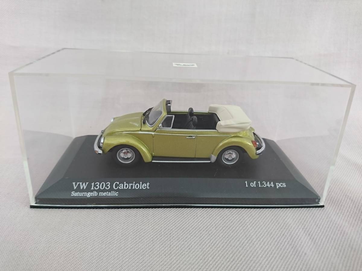 2025，HOT MINICHAMPS ミニチャンプス 1/43 VW 1303 Cabriolet