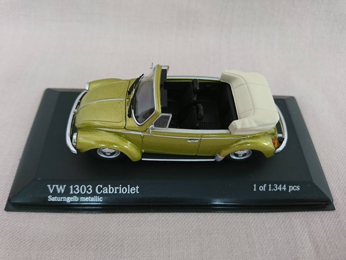 2025，HOT MINICHAMPS ミニチャンプス 1/43 VW 1303 Cabriolet