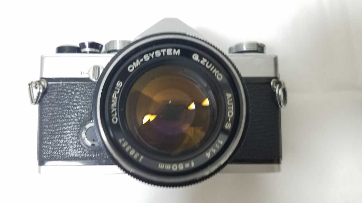 OLYMPUS OM-1n カメラレンズ付き MADE IN JAPAN x1個