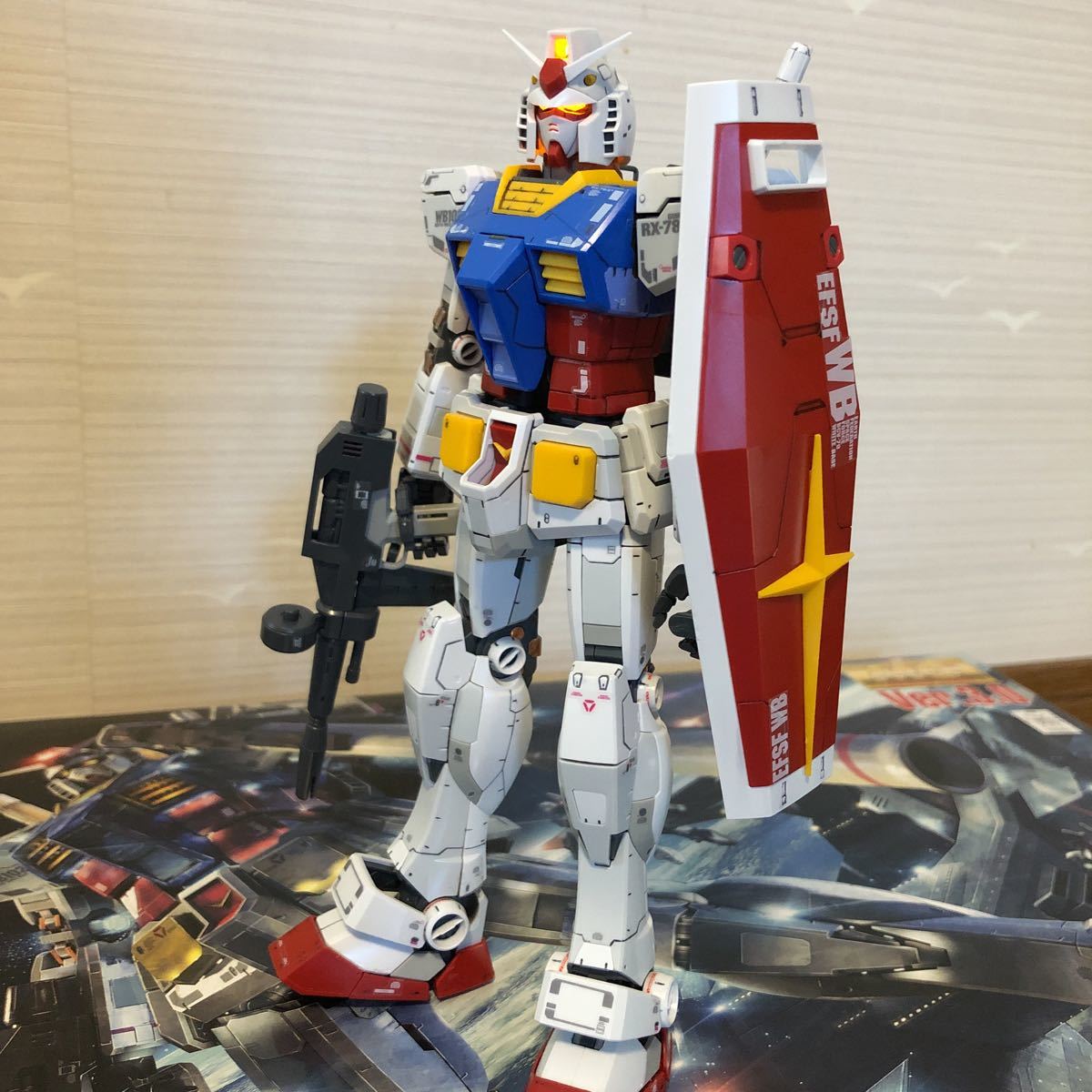 MG1/100 RX-78-2 ガンダムVer.3.0完成品 (LED付き) 【公式通販】