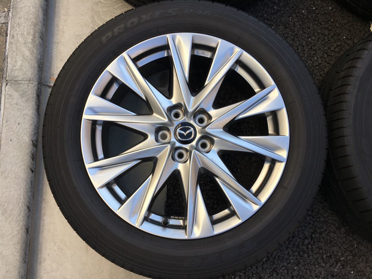 CX-8 L-package装着高輝度ホイール・タイヤ4本セット（19インチ）_2