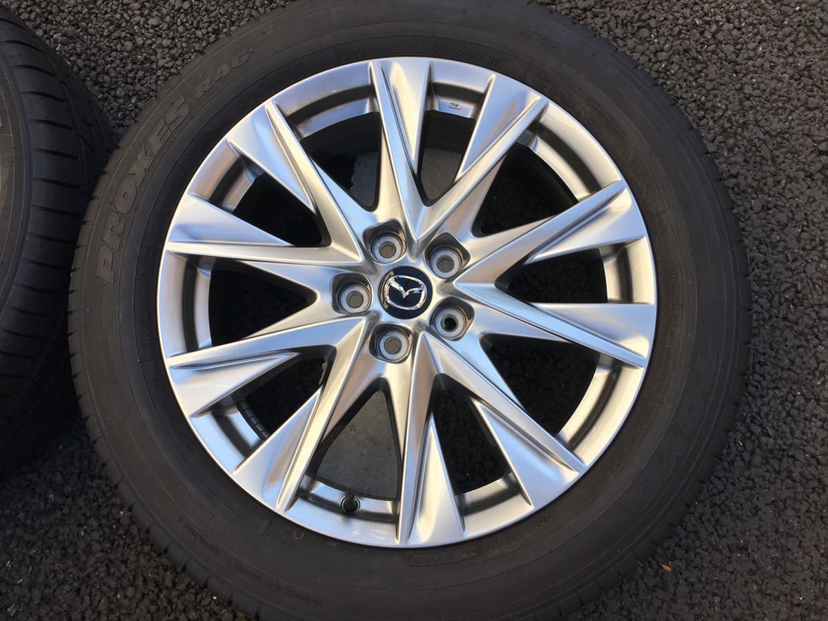 CX-8 L-package装着高輝度ホイール・タイヤ4本セット（19インチ）_5