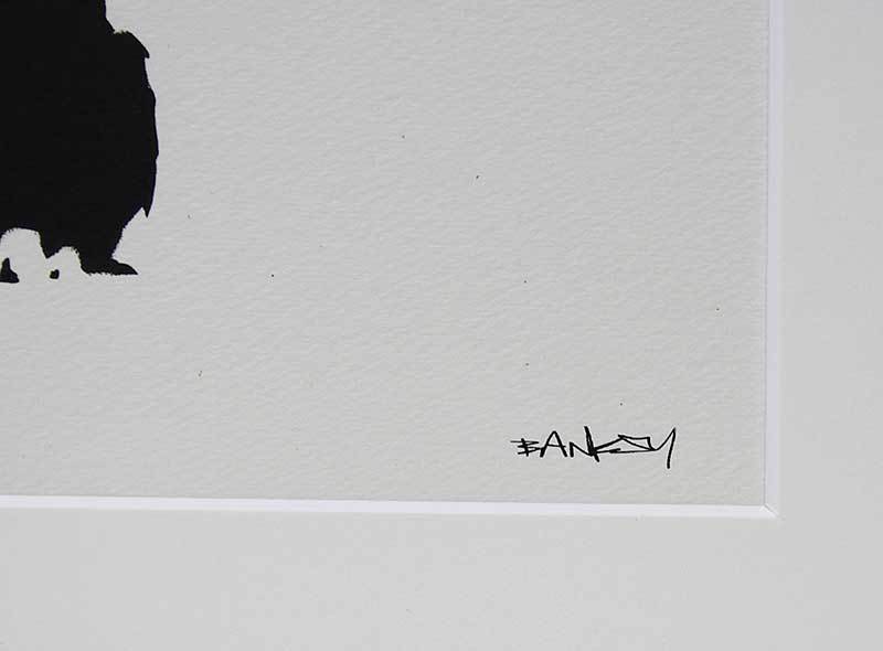 バンクシー「Because I'm worthless 55/300」 BANKSY 【公式通販】