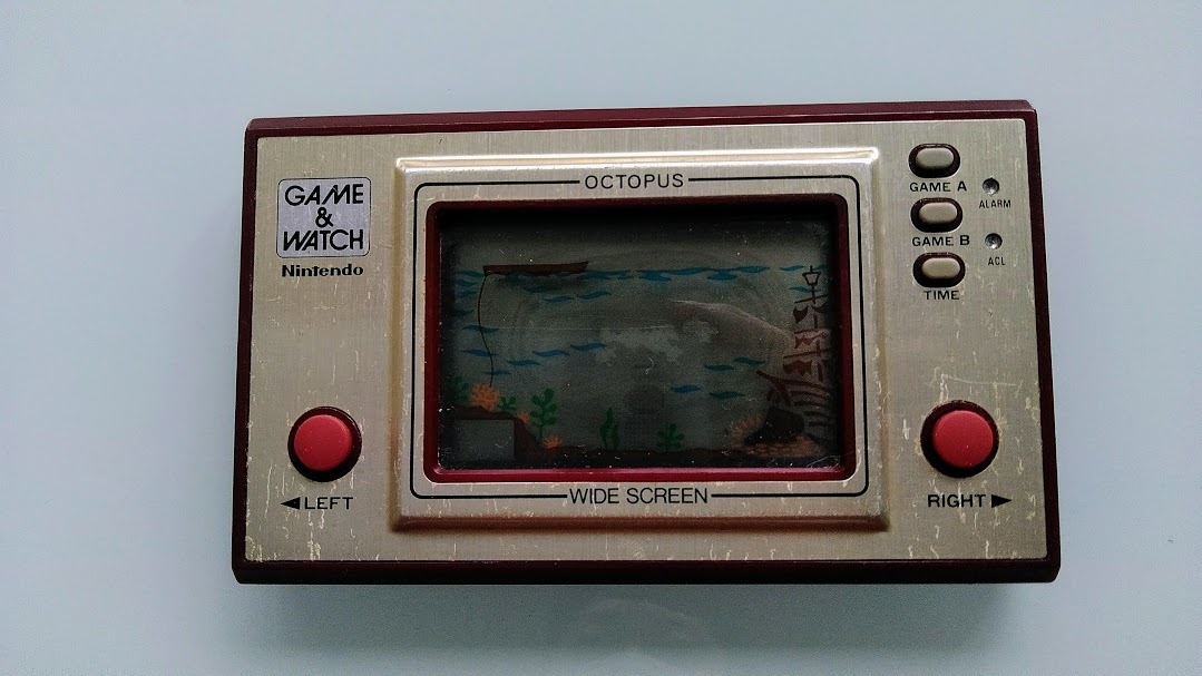 【驚きの破格値，大得価】 GAME＆WATCHゲームウォッチ 任天堂ニンテンドウ OCTOPUSオクトパス(ゲームウォッチ)｜売買されたオークション情報、yahooの商品情報をアーカイブ公開 - オークファン ゲームウォッチ