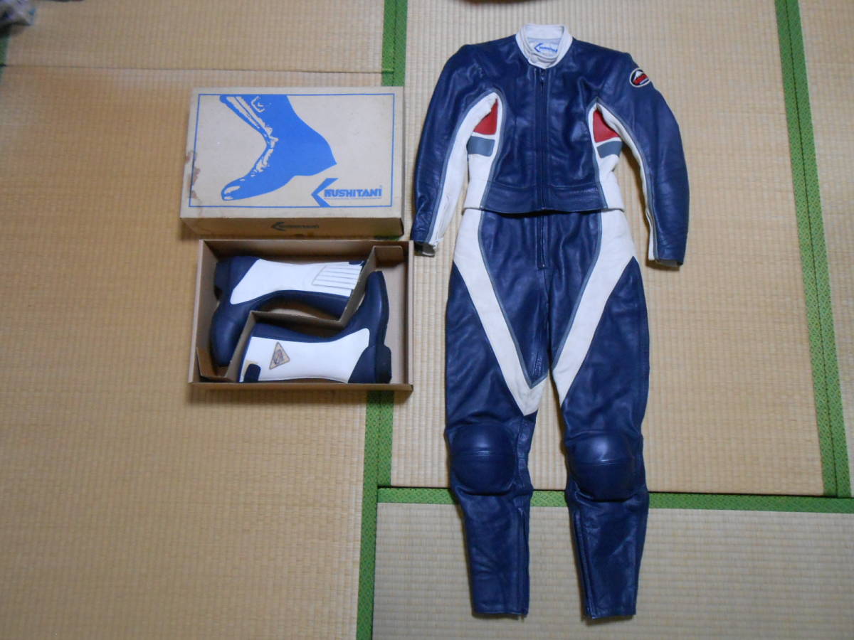 JAPAN レーシングスーツ KUSHITANI クシタニ K-0068XX 革ツナギ MFJ