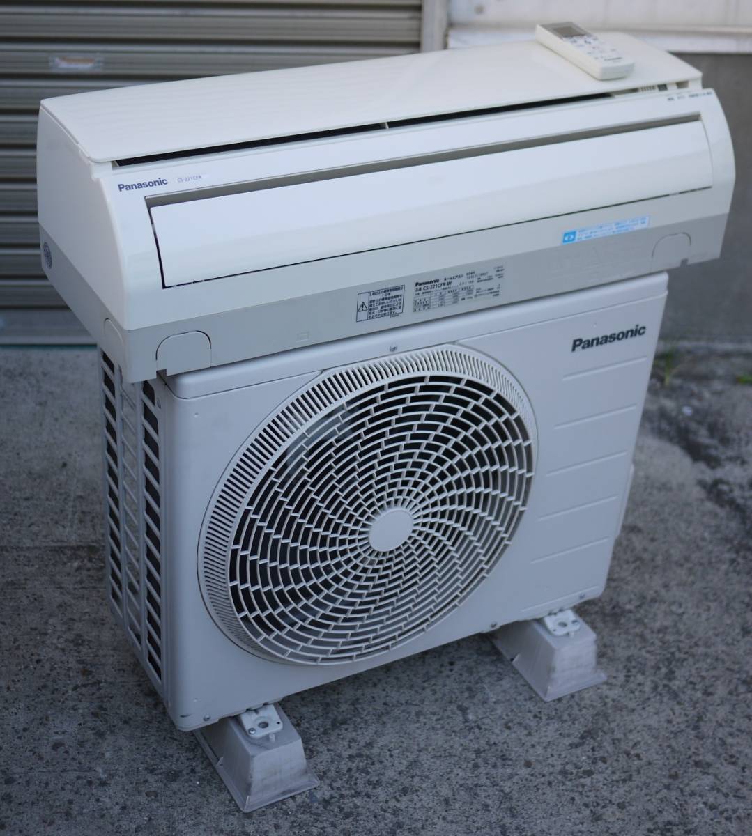 2012年製 パナソニック ルームエアコン CS-221CFR-W 2.2kW 冷房 6～9畳 