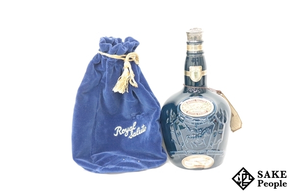◇注目! シーバス・ブラザーズ ロイヤル・サルート 21年 青陶器 1000ml 40% 巾着 スコッチ 21年 シーバス・ブラザーズ 700ml □1 茶陶器 BROTHERS