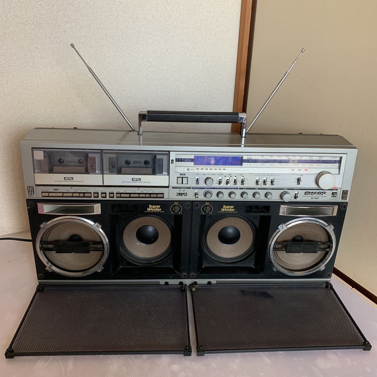 SHARP GF-999大型ラジカセ SHARP シャープ GF-999 SERCHER-W Super