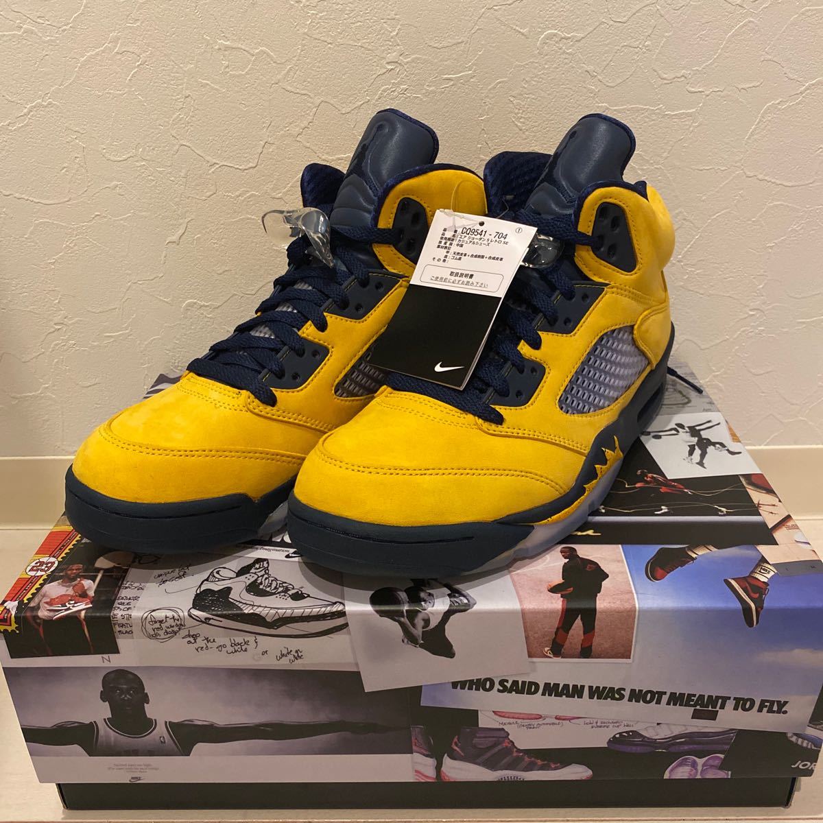 AIR JORDAN 5 RETRO SE CQ9541 704 Michigan 27.0 SIZE 9