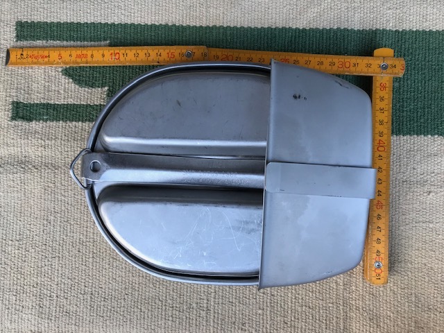 米軍メスキット&フォーク ハテナ堂|ミリタリー用品やアウトドア用品 フランス軍 フルセット クッカー<BR>マグ付き WEAR-EVER×BSA<BR>メスキット 1915年 飯盒 米軍 US 実物 - メスキット USED ハテナ堂|ミリタリー用品 ミリタリー