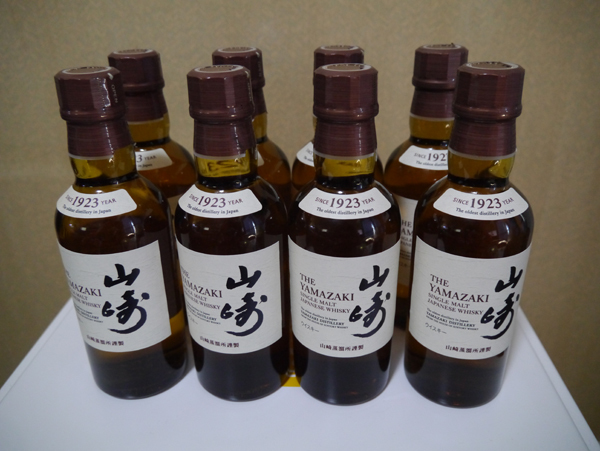 サントリーシングルモルトウイスキー 白州 ミニボトル 180ml 8本