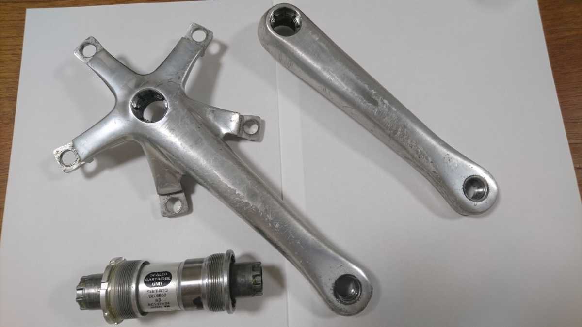【赤字超特価，格安】 SHIMANO DURA-ACE FC-7700 クランク BB6500 セット 172.5 mm PCD 130 シマノ デュラエース FC 7700 ミニベロ 60T(クランク)｜売買されたオークション情報、yahooの商品情報をアーカイブ公開 - オークファン クランク