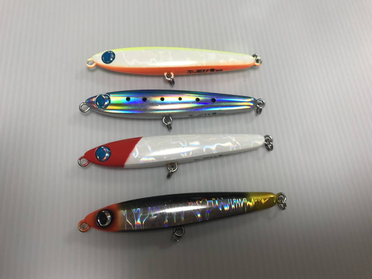 中古　ジャンプライズ　ぶっ飛び君　９５S /９５SSミディアム　４本セット　＃１　（A-８） ジャンプライズ JUMPRIZE 95SS 中古ジャンプライズ ぶっ飛び君ミディアム いのまた釣具