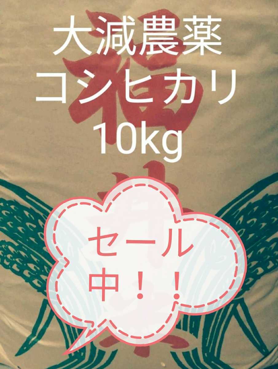 有機肥料　減農薬　コシヒカリ10kg令和7年産 令和7年 10kg 減農薬 公式通販 減農薬！！ 元年産中米コシヒカリ