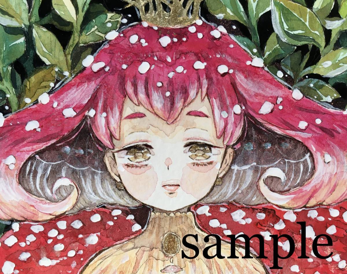 手描きイラスト 創作 オリジナル 真暗森のキノコ姫 ベニテングタケ リメイク アクリルガッシュ 色鉛筆 B5サイズ 手描きイラスト 売買されたオークション情報 Yahooの商品情報をアーカイブ公開 オークファン Aucfan Com