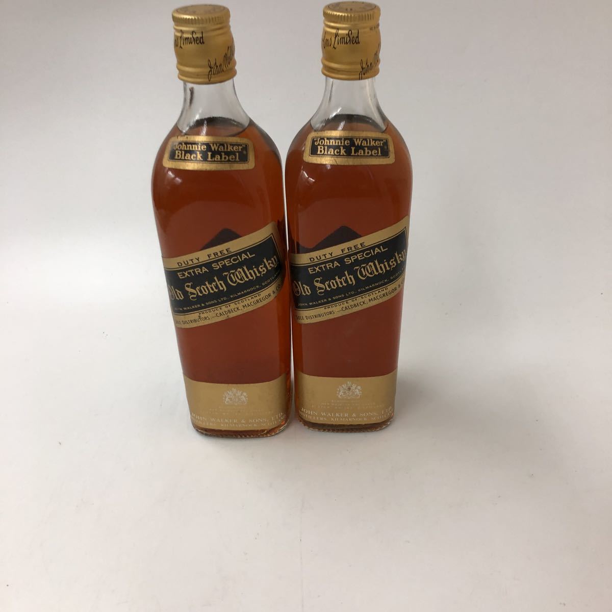 古酒ジョニーウォーカーBlack Label 2本セット 古酒 ジョニーウォーカー ブラックラベル 二本まとめて 【公式通販】
