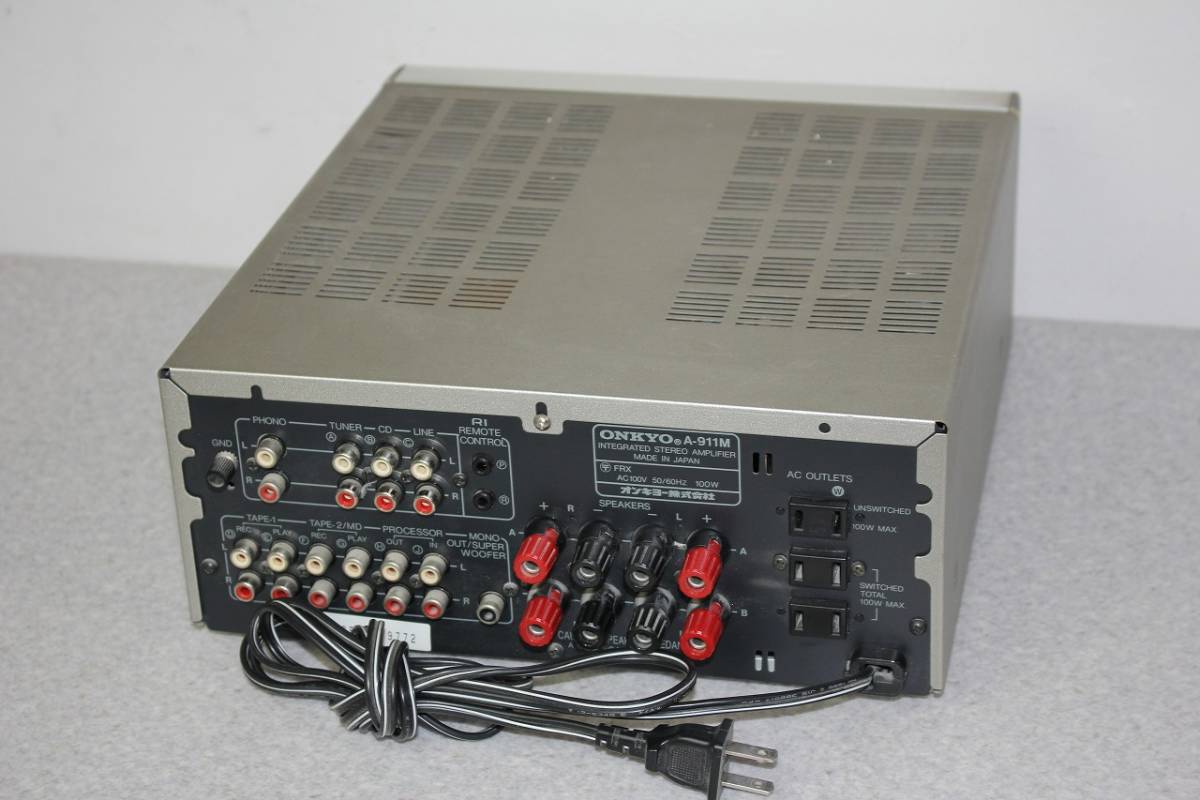 ONKYO A-911M アンプ 動作OK A-911M ONKYO プリメインアンプ 0 JONKYO